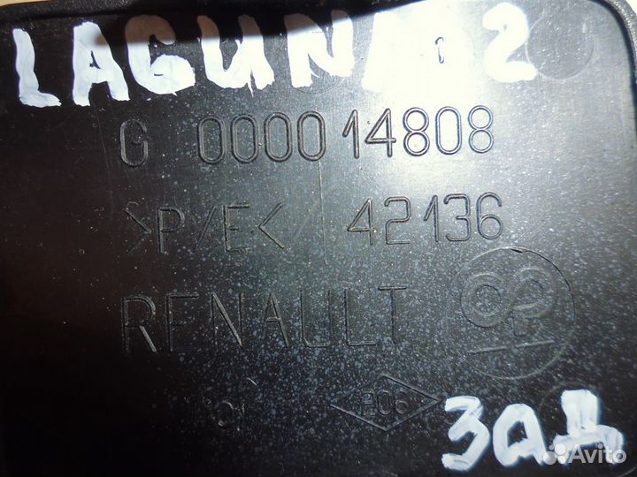 Заглушка бампера Renault Laguna 2