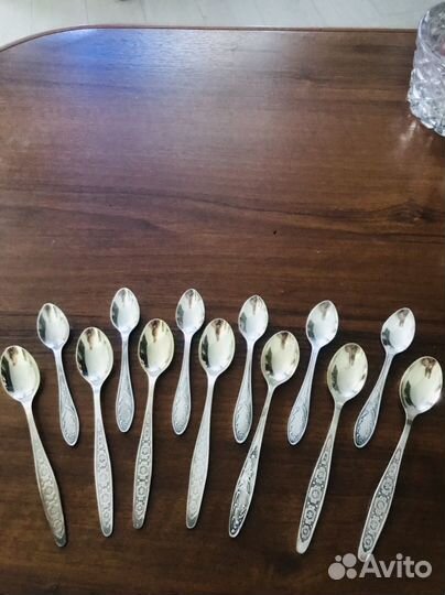 Ложки чайные/кофейные мельхиоровые СССР