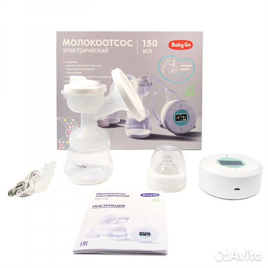 Молокоотсос BabyGo электрический BG-1022