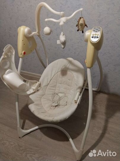 Детские электронные качели graco