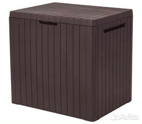 Садовый ящик Keter City Box 113 л (коричневый)