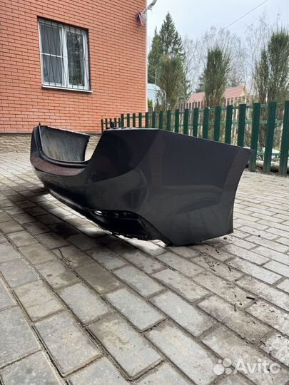 Задний бампер на hyundai solaris 2 2018