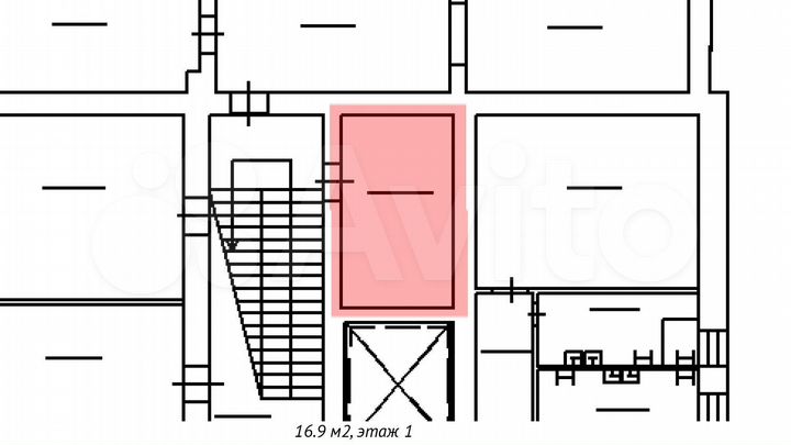 Склад, 17 м² первый этаж Кировский район