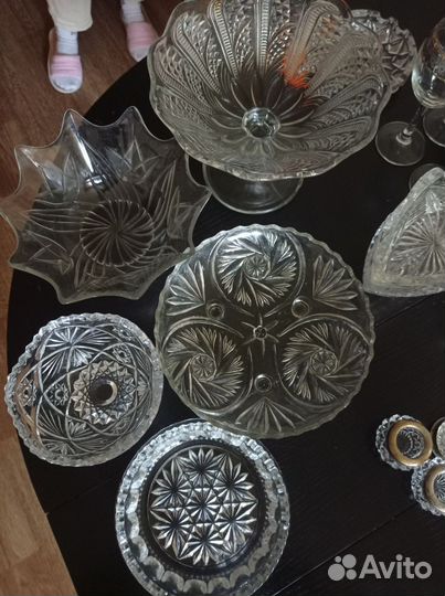 Салатники ваза для фруктов и другое хрусталь