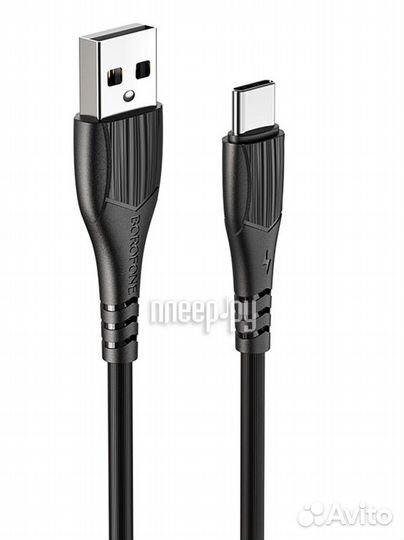 Borofone BX37 Wieldy USB - Type-C 3A 1m Black