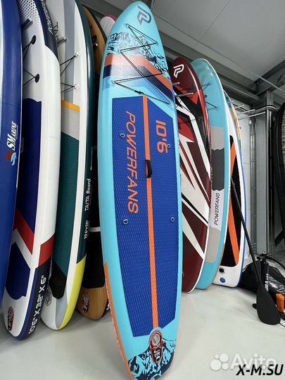 SUP Доска raidex powerfans italian Blue Bay 10,6’