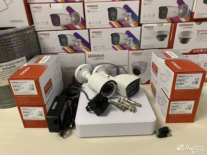 Видеонаблюдение уличное / установка монтаж