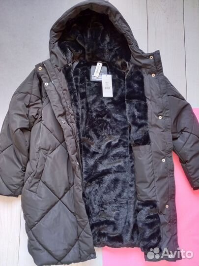 Пуховик новый Англия George 140-146 рост