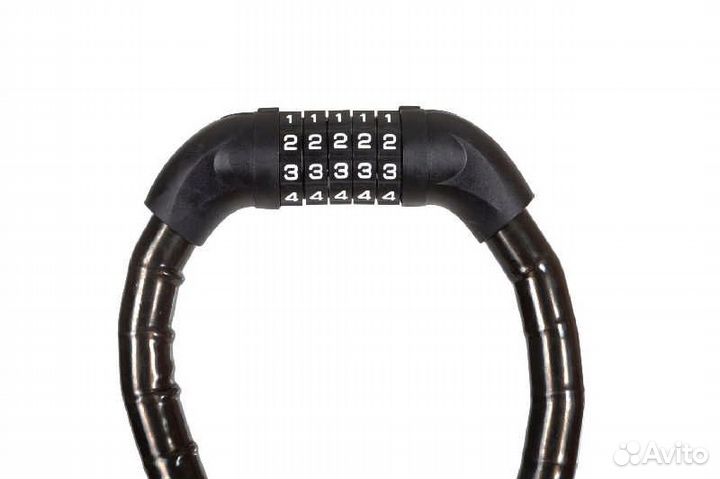 Замок противоугонный STG TYT923 кодовый, 18х1200 мм