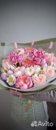 Цветы из зефира