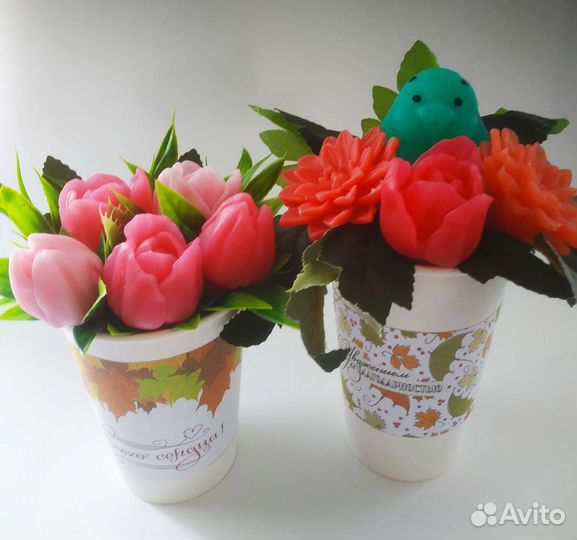 Букеты из мыла ручной работы