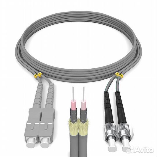 RC19 PC-ARM-2x3.0-2SC/UPC-2ST/UPC-MM62,5-8м-lszh Ш