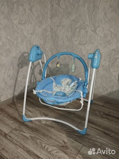 Детские электронные качели для новорожденных