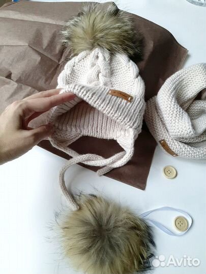 Шапки детские (ручная работа) от 6 мес до 8 лет