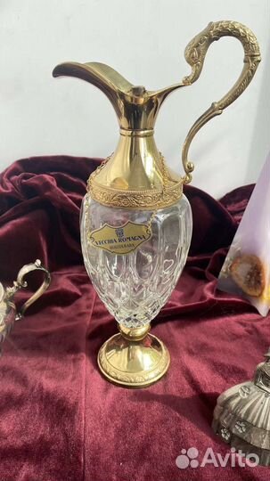 Кувшин позолочённый Декантер