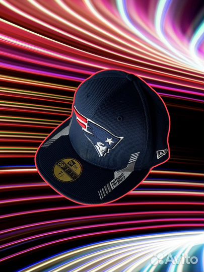 Бейсболка new era 59 NEW england patriots 7 1/2