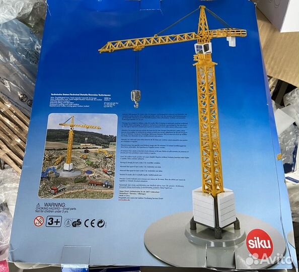 Модель Башенный кран 1 87 H0 Siku 1899