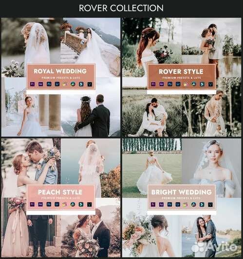 Премиум Presets & LUTs. Wedding Bundle