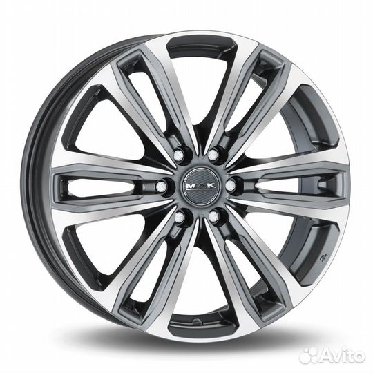 R17 6x139,7 7,5J ET33 D100,1 MAK Safari 6 Gunmetal