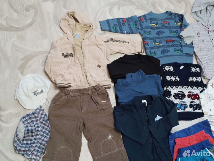 Пакет вещей для мальчика р. 86-92