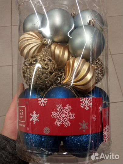 Наборы ёлочных шаров (25 шт)