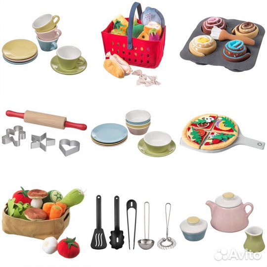 Посуда, овощи, продукты, пицца IKEA