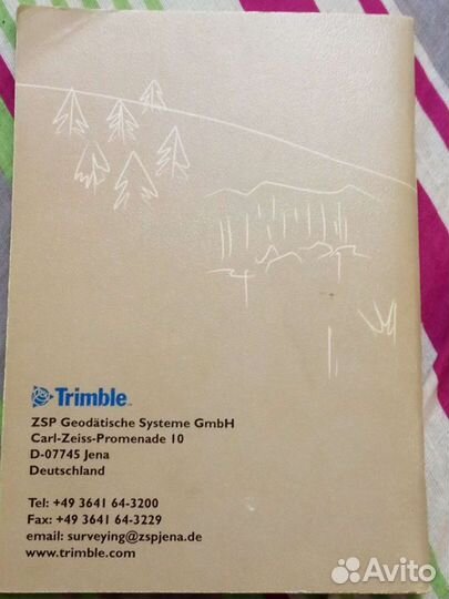 Инструкция для тахеометра Trimble на английском яз