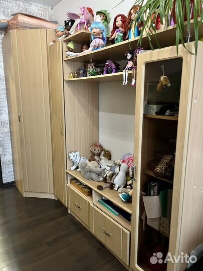 Двухъярусная кровать бу с матрасами