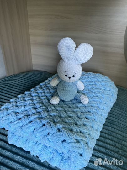 Плед детский плюшевый