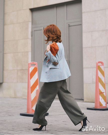 Широкие брюки карго H&M