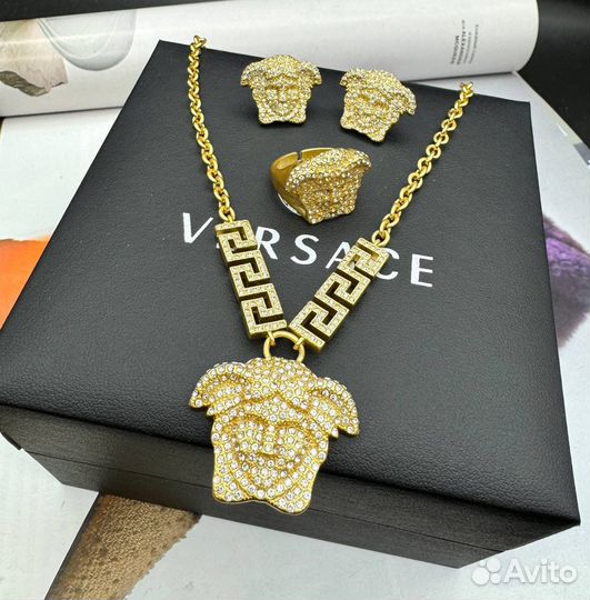 Колье и кольцо Versace