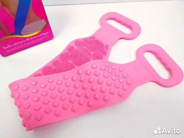 Массажная силиконовая мочалка
