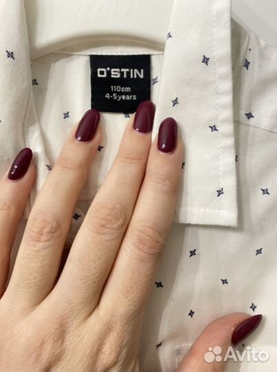 Рубашка ostin и джинсы на 110 см