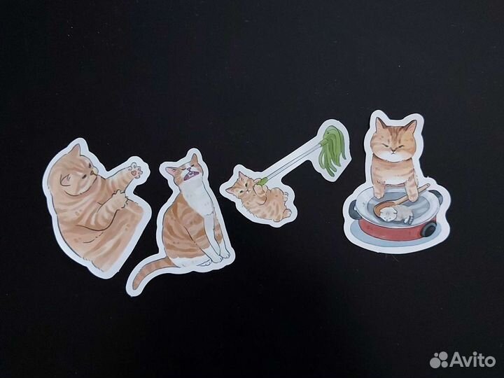 Наклейки котики коты кошки