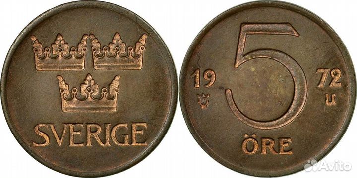 Монеты Швеции