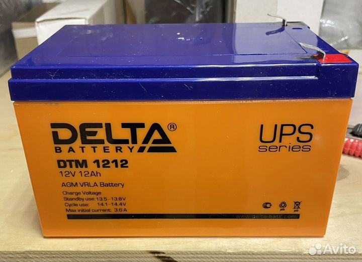 Аккумулятор Delta DTM 1212