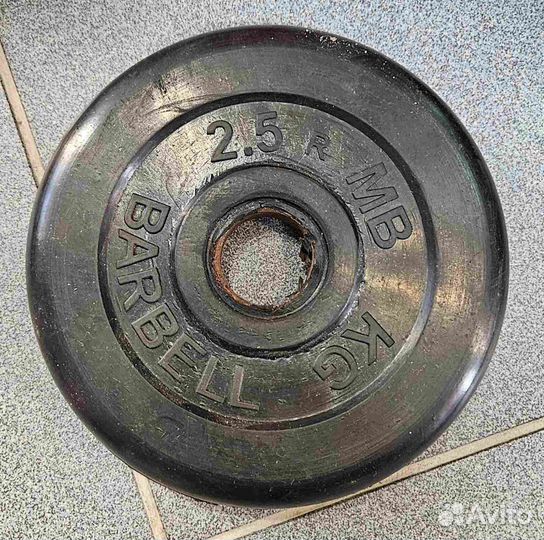 Гантель разборная MB Barbell. 16.7 кг