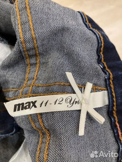 Джинсы хлопок стрейч на девочку. ОАЭ