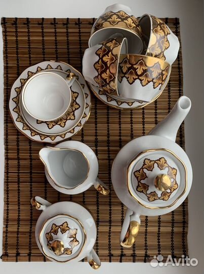 Кофейный сервиз, Рига, винтаж, 70 гг