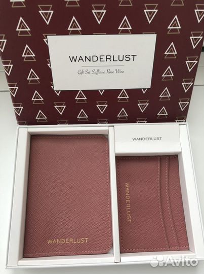 Набор Wanderlust: обложка на паспорт + картхолдер