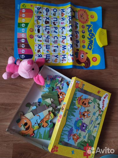 Говорящая азбука, пазл макси 24 д и игрушка