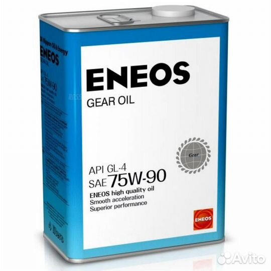 Eneos 8809478942513 75W90 gear GL-4 4л (синт. тран