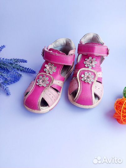 Детская обувь для девочек сандалии 27