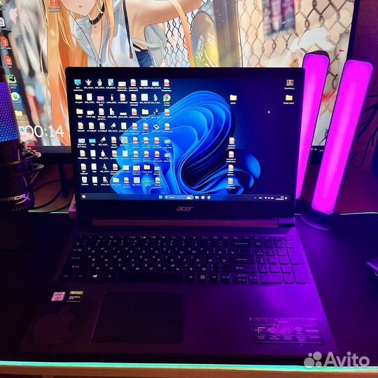 Ноутбук Acer aspire 7 GTX1650 16 GB core i7