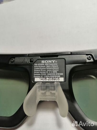 3D очки активные sony tdg-bt400a