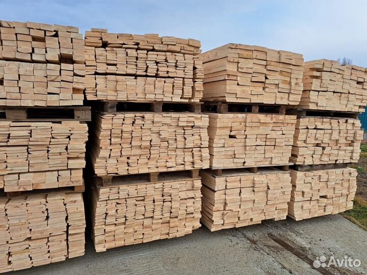 Доска обрезная, камерной сушки 50*200*6000