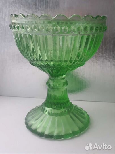 Ваза и подсвечник финское стекло винтаж.Finland