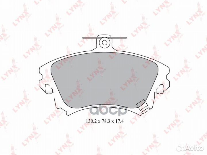 Колодки тормозные BD5522 lynxauto