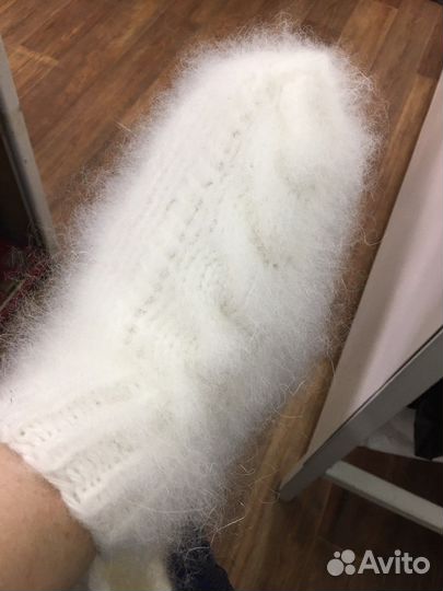 Варежки из козьего пуха