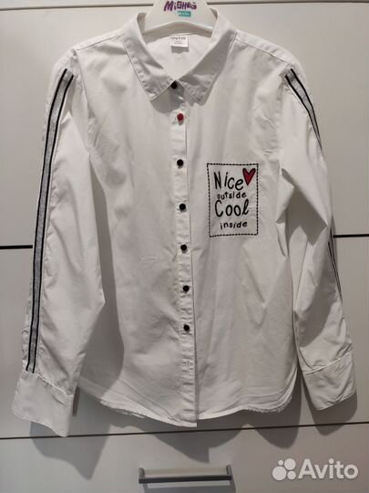 Блузка школьная 152 и 158 ostin